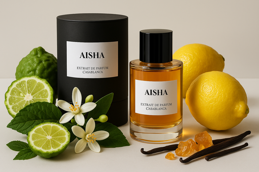 Parfum AISHA optimisé avec ingrédients