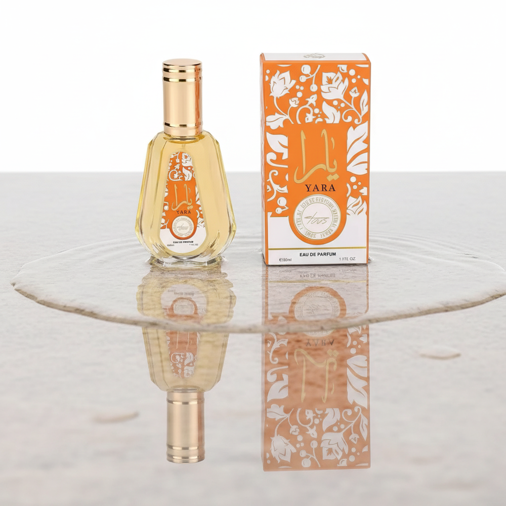 Parfum YARA optimisé avec reflets d'eau