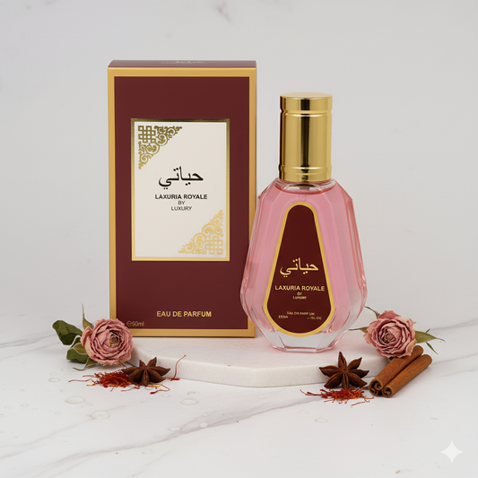 Eau de parfum Laxuria Royale/ inspiré de Ameerat Al Arab 50ml